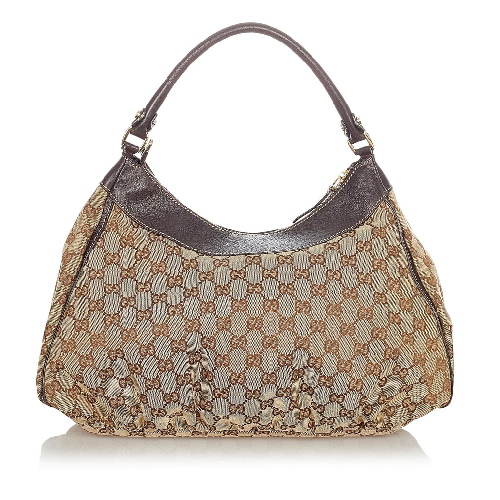 Gucci Gucci Canvas Abbey D-Ring Shoulder Bag (SHG-23487)