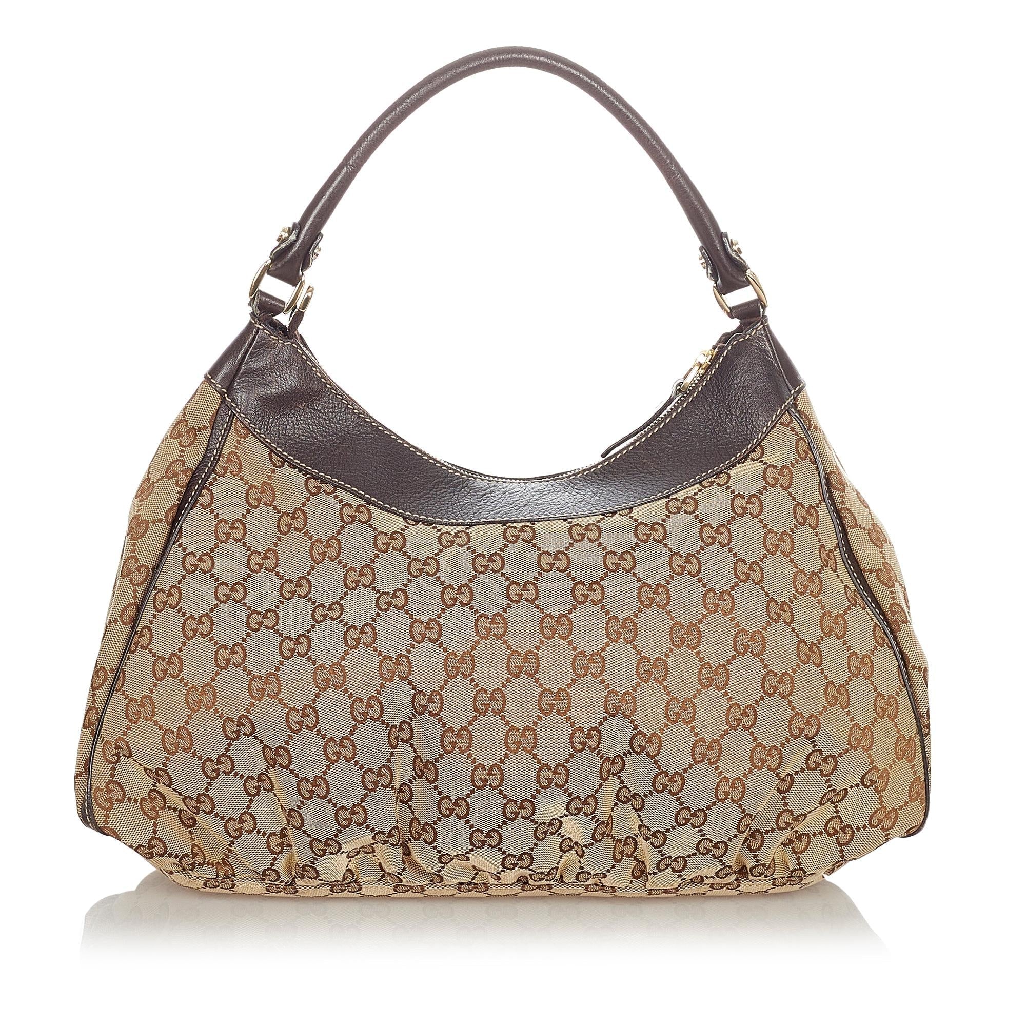 Gucci Gucci Canvas Abbey D-Ring Shoulder Bag (SHG-23487)