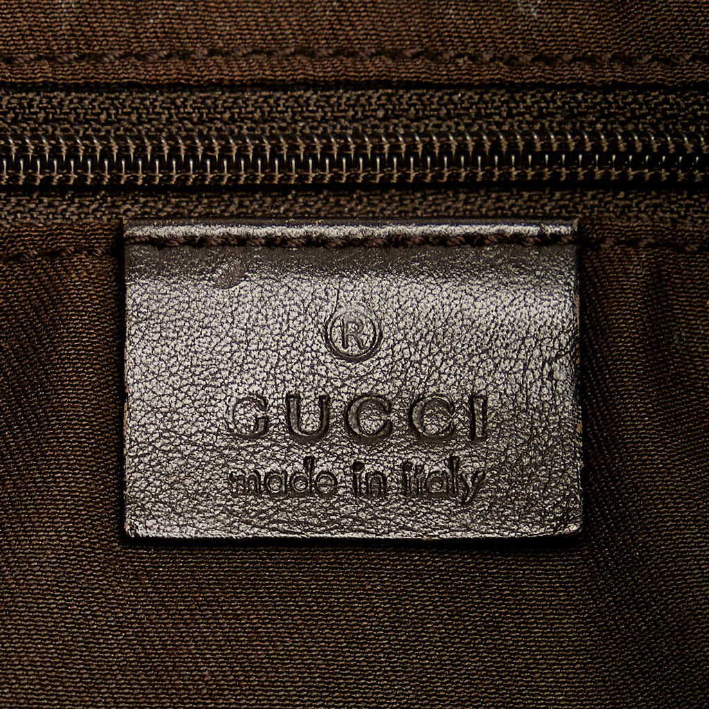 Gucci Gucci Canvas Abbey D-Ring Shoulder Bag (SHG-23487)