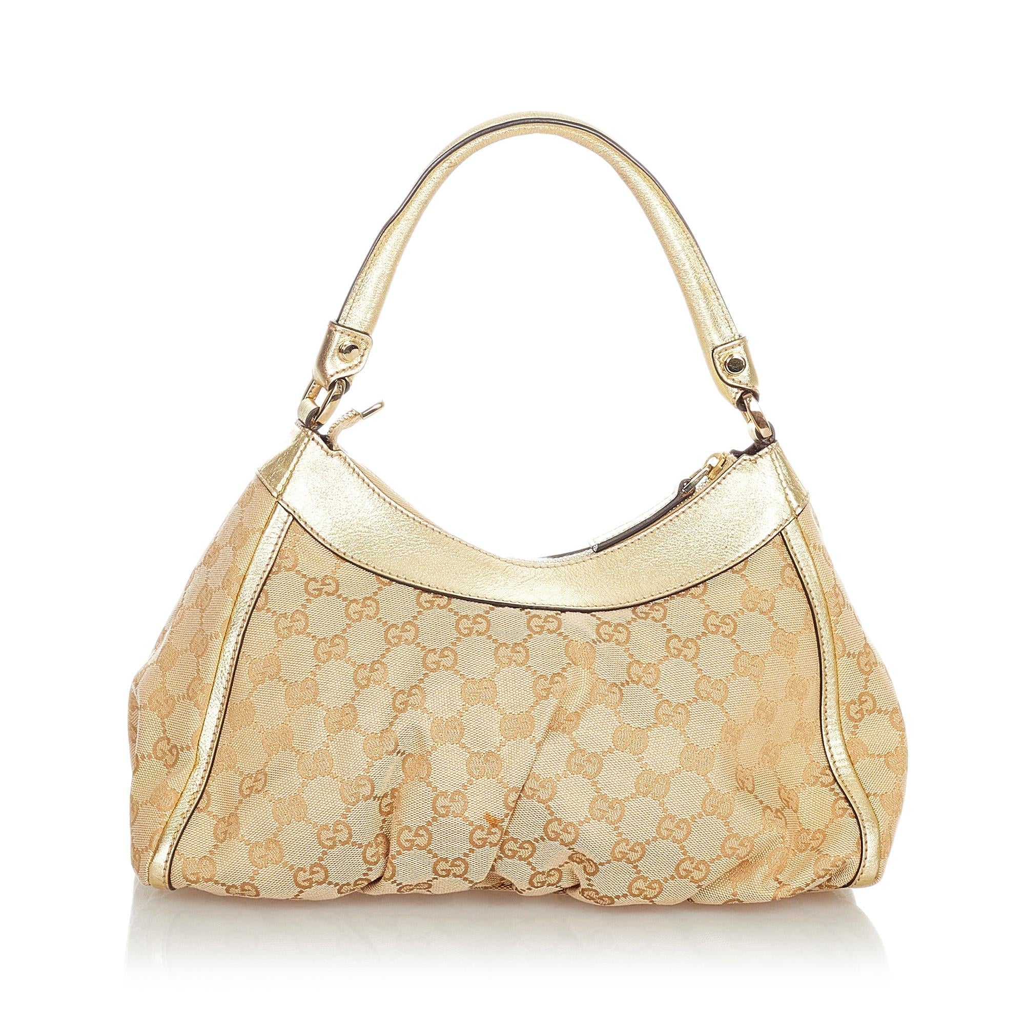 Gucci Gucci Canvas Abbey D-Ring Shoulder Bag (SHG-23962)