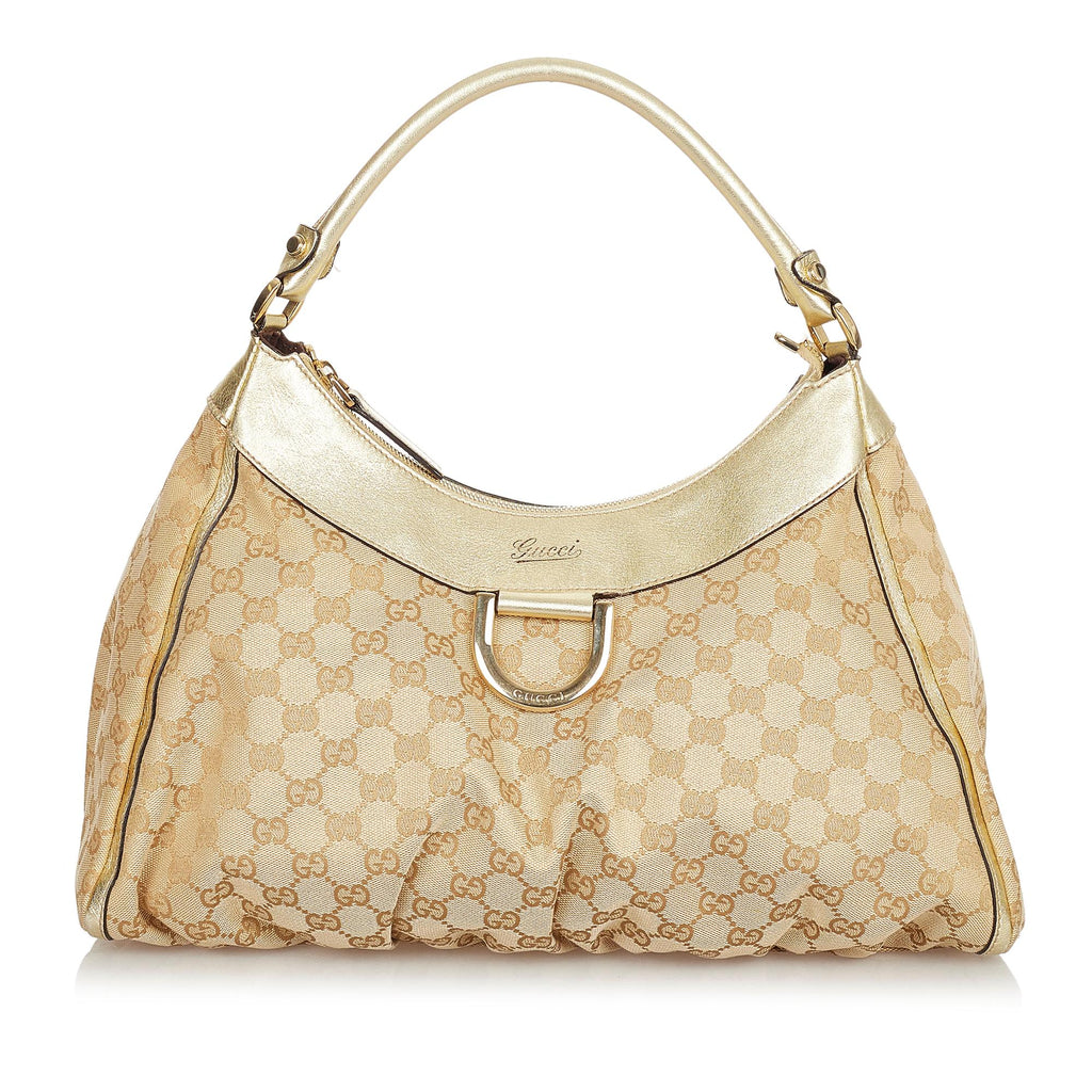 Gucci Gucci Canvas Abbey D-Ring Shoulder Bag (SHG-24365)