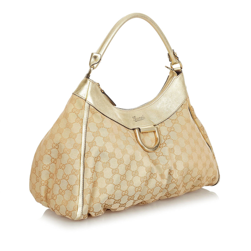 Gucci Gucci Canvas Abbey D-Ring Shoulder Bag (SHG-24365)