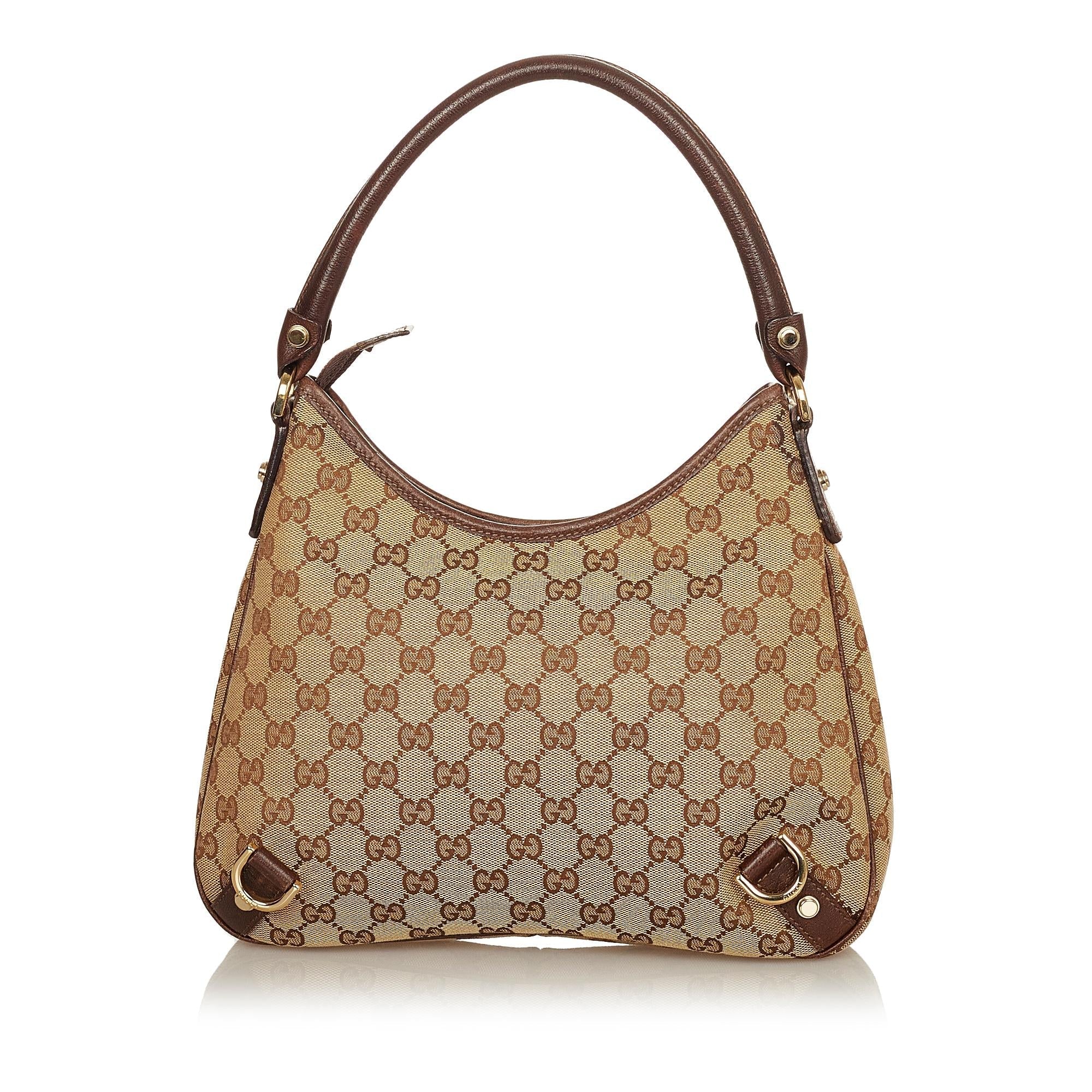 Gucci Gucci Canvas Abbey D-Ring Shoulder Bag (SHG-25020)