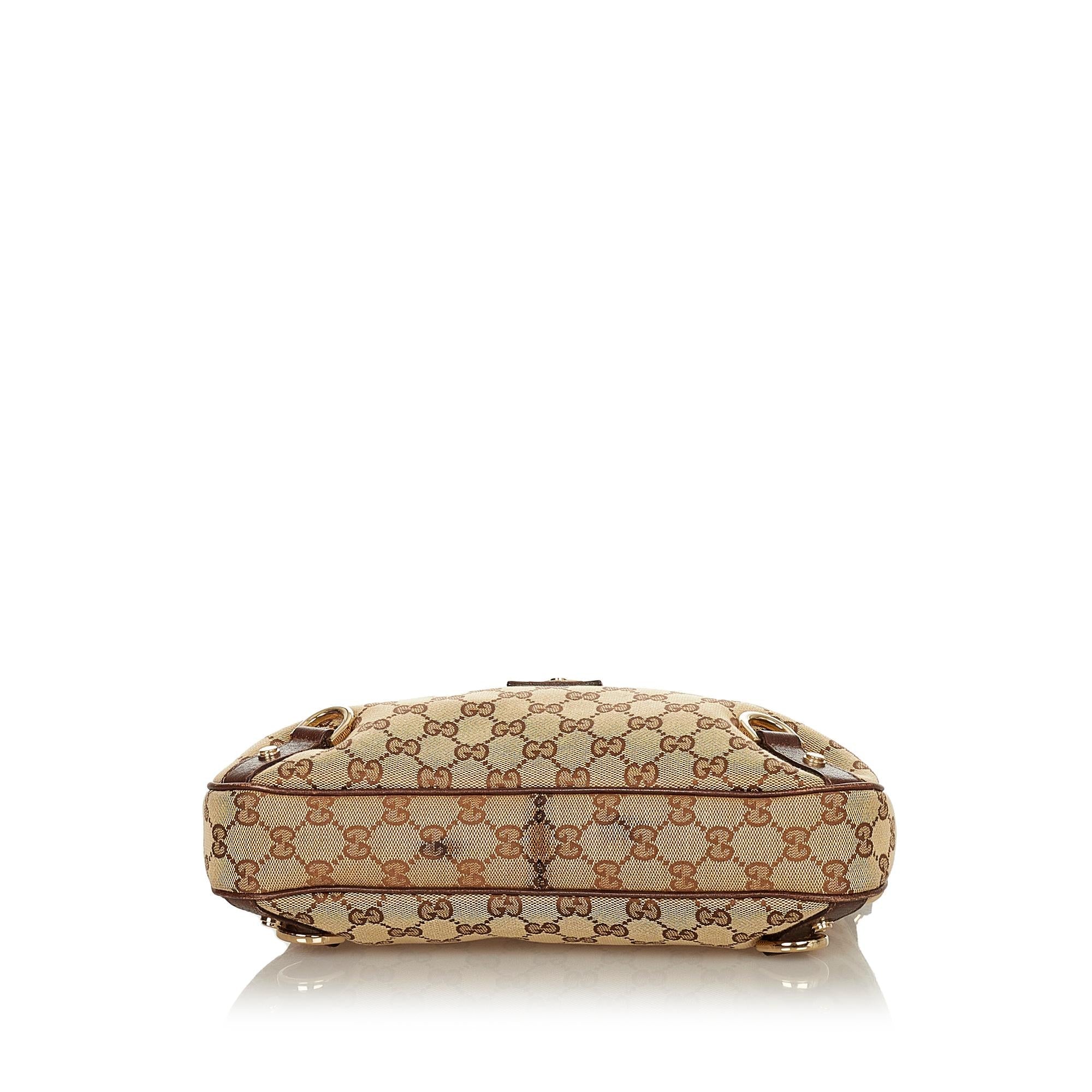 Gucci Gucci Canvas Abbey D-Ring Shoulder Bag (SHG-25020)