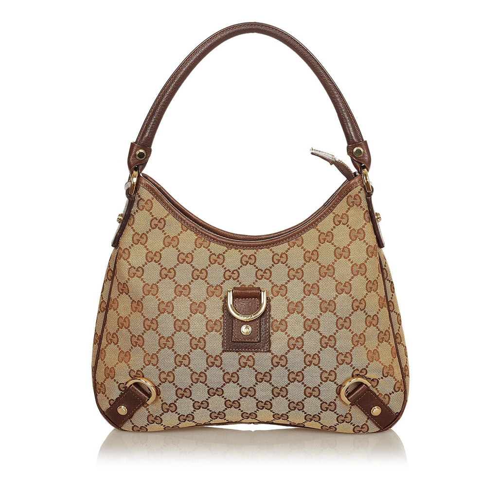 Gucci Gucci Canvas Abbey D-Ring Shoulder Bag (SHG-25020)