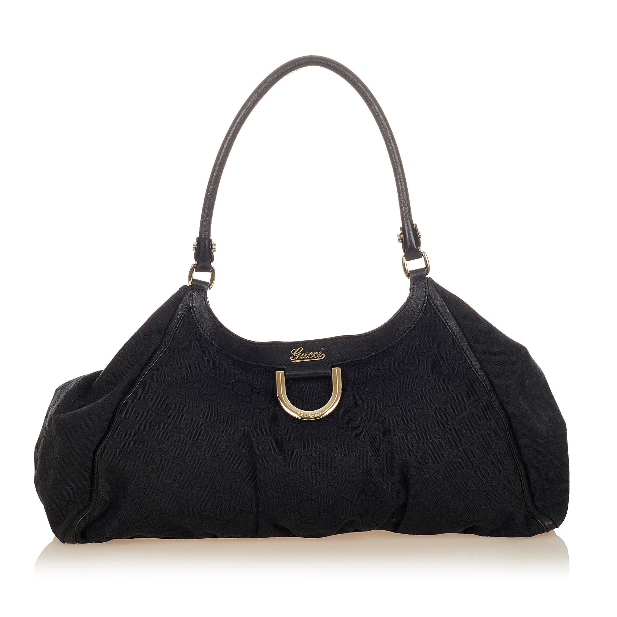 Gucci Gucci Canvas Abbey D-Ring Shoulder Bag (SHG-25117)