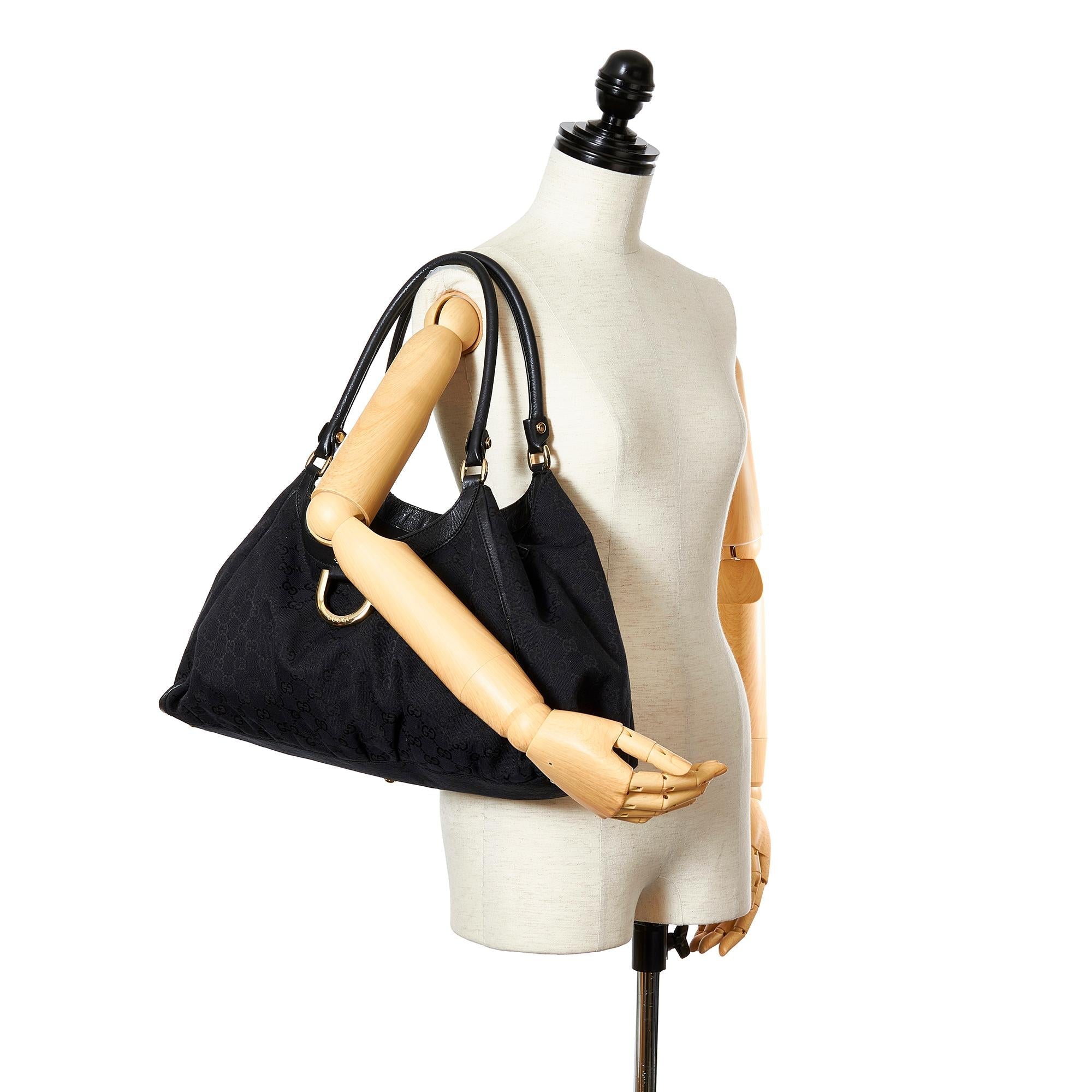Gucci Gucci Canvas Abbey D-Ring Shoulder Bag (SHG-25117)