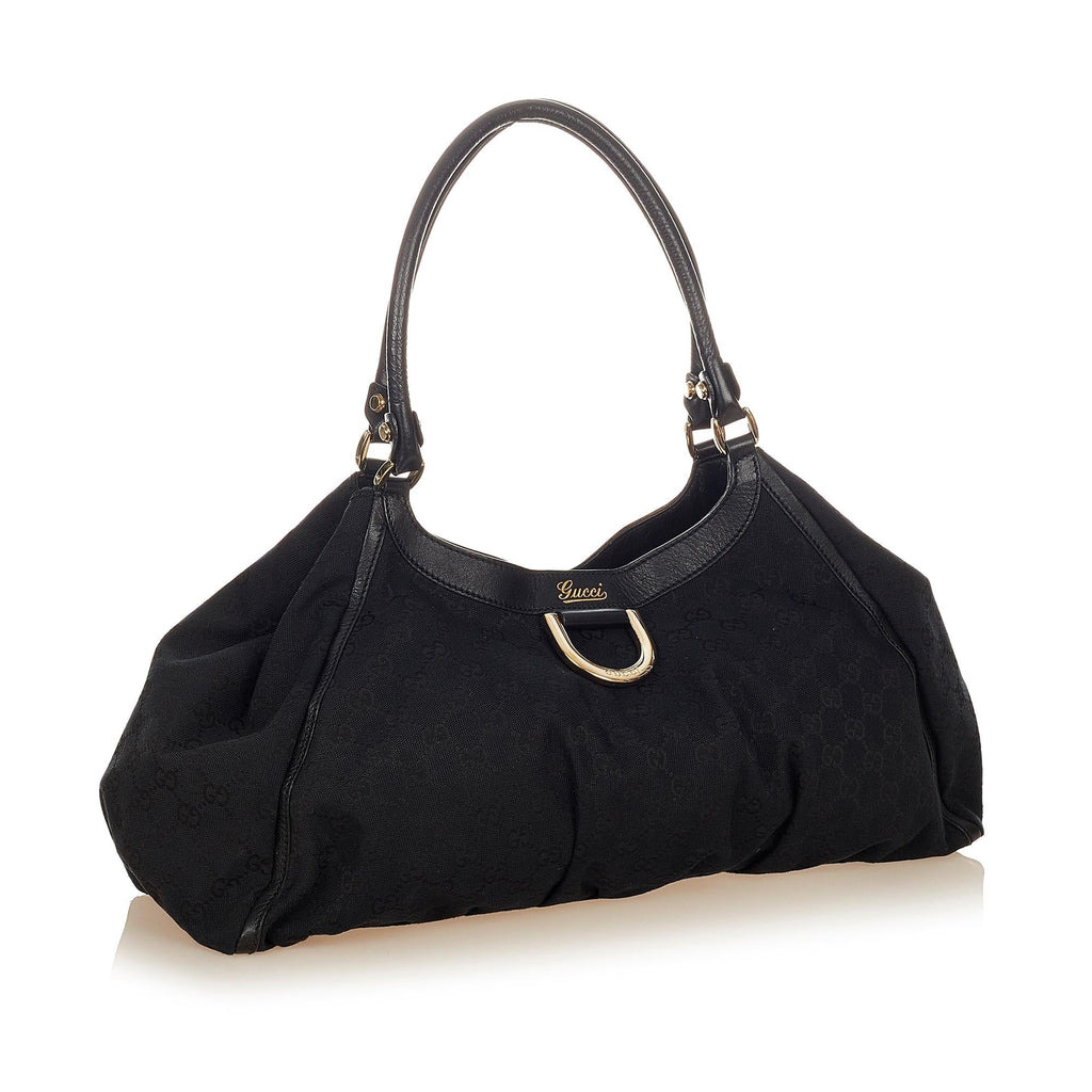 Gucci Gucci Canvas Abbey D-Ring Shoulder Bag (SHG-25117)