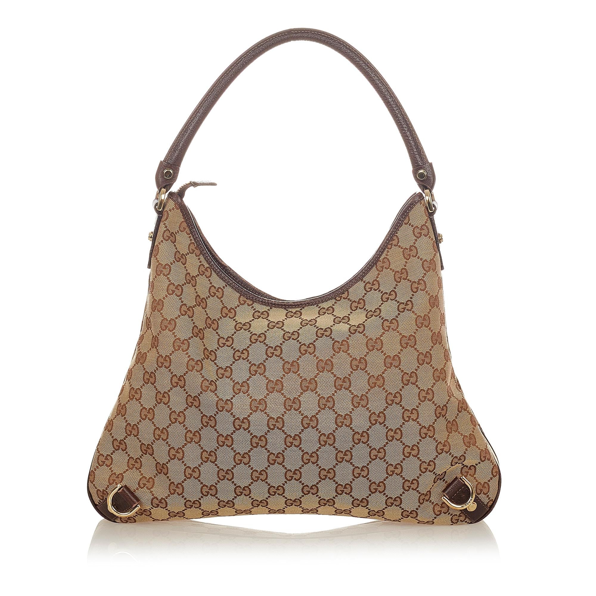 Gucci Gucci Canvas Abbey D-Ring Shoulder Bag (SHG-25132)