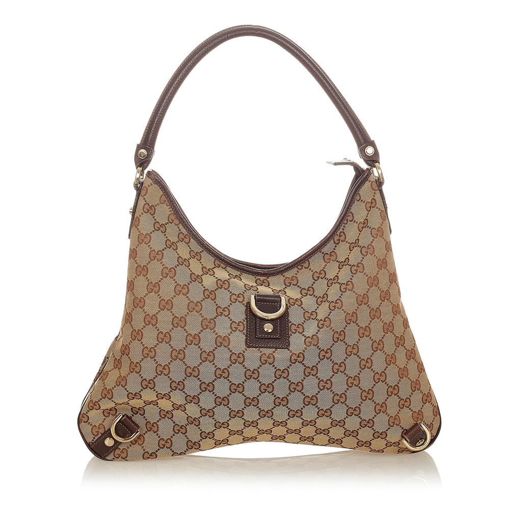 Gucci Gucci Canvas Abbey D-Ring Shoulder Bag (SHG-25132)
