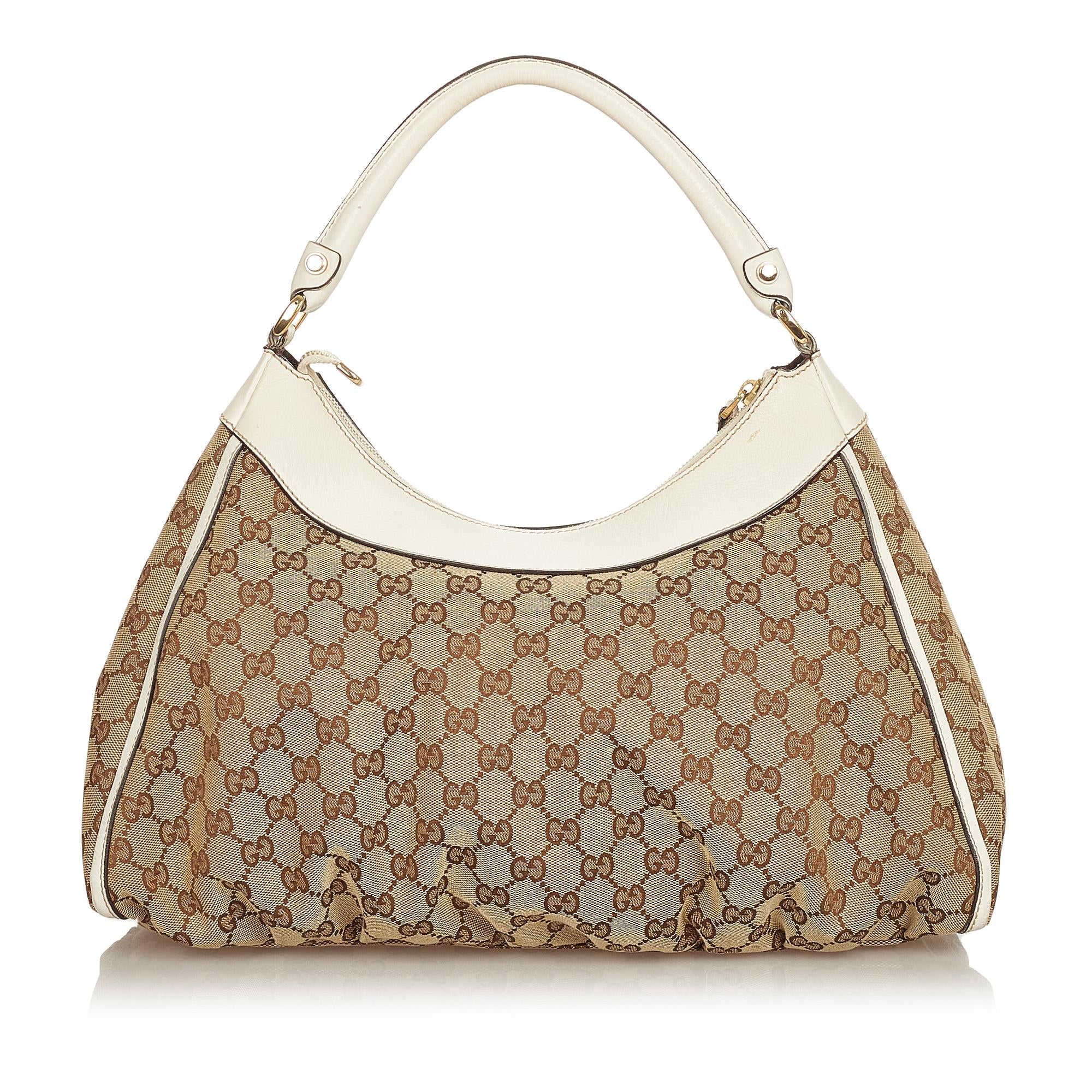 Gucci Gucci Canvas Abbey D-Ring Shoulder Bag (SHG-25134)