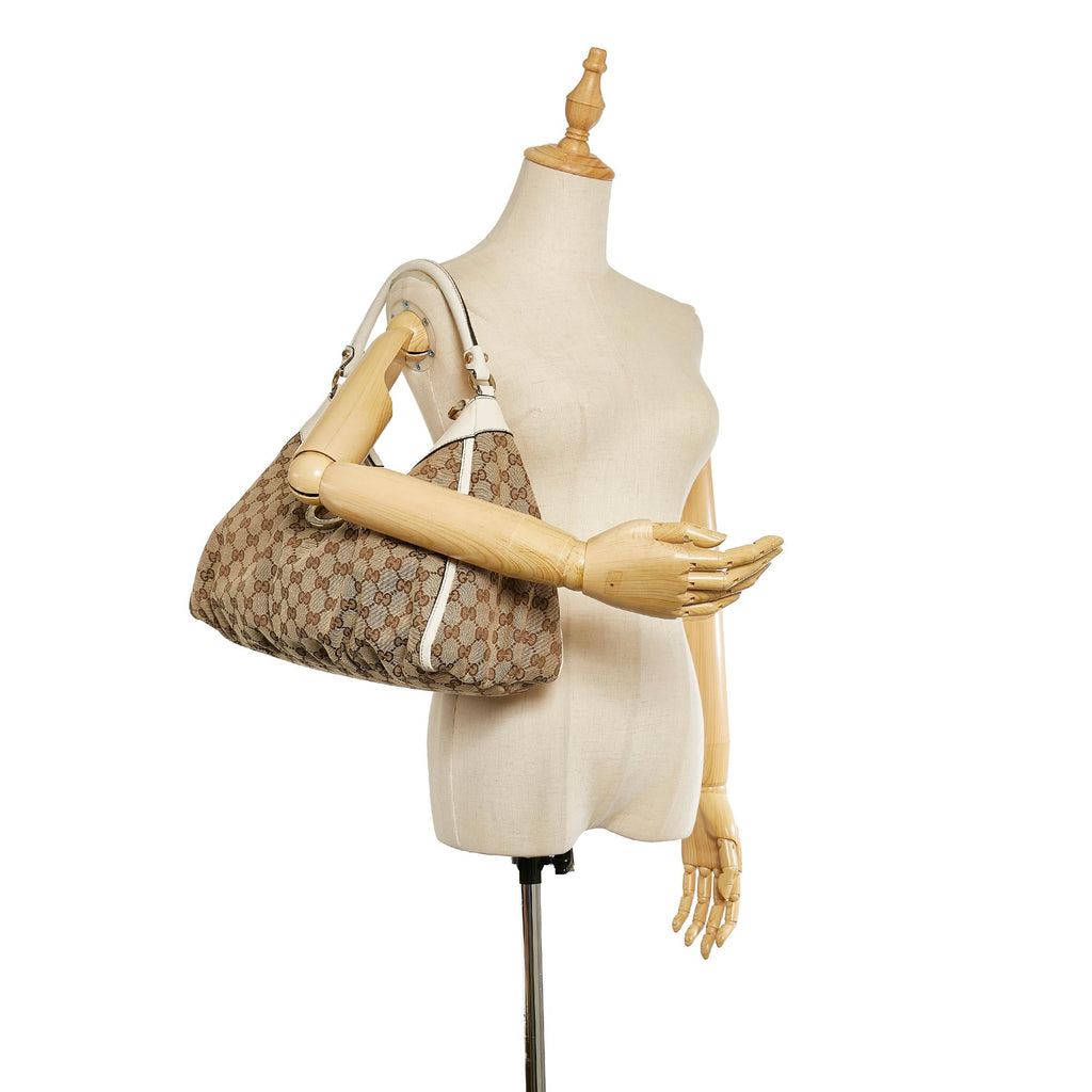 Gucci Gucci Canvas Abbey D-Ring Shoulder Bag (SHG-25134)