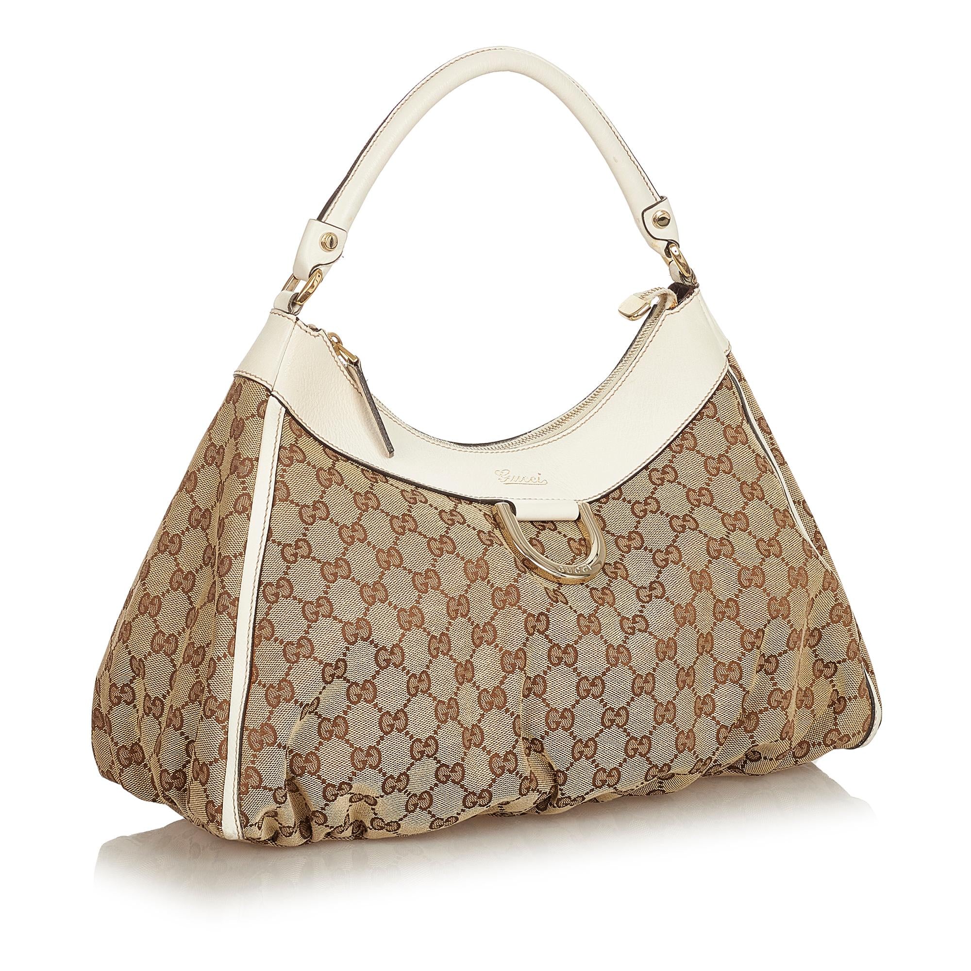 Gucci Gucci Canvas Abbey D-Ring Shoulder Bag (SHG-25134)