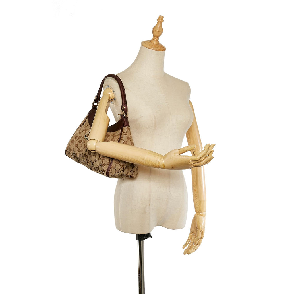 Gucci Gucci Canvas Abbey D-Ring Shoulder Bag (SHG-26649)