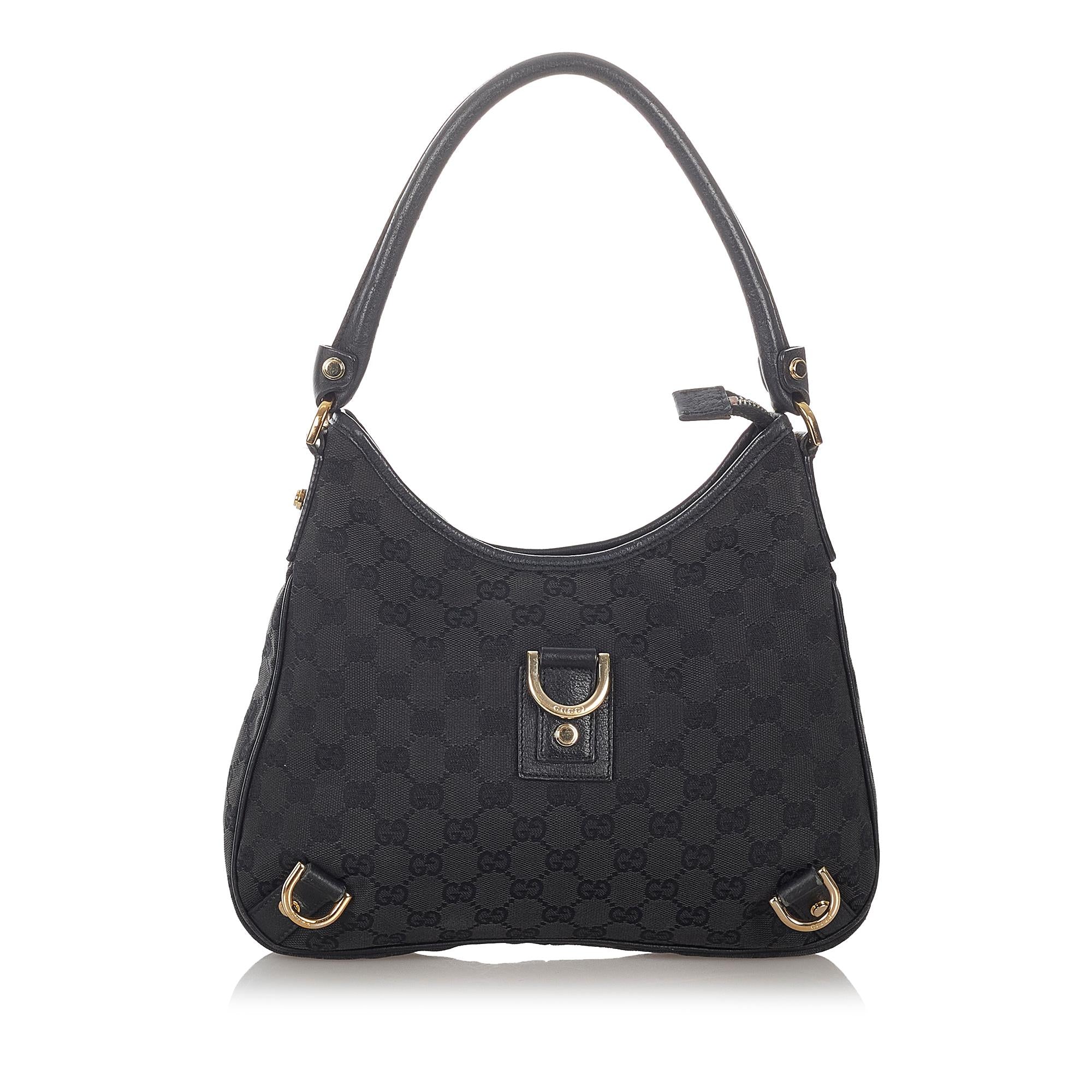Gucci Gucci Canvas Abbey D-Ring Shoulder Bag (SHG-27000)