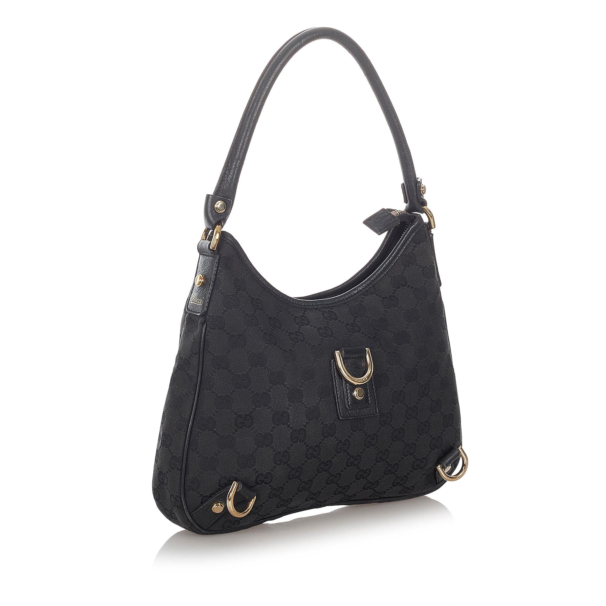 Gucci Gucci Canvas Abbey D-Ring Shoulder Bag (SHG-27000)
