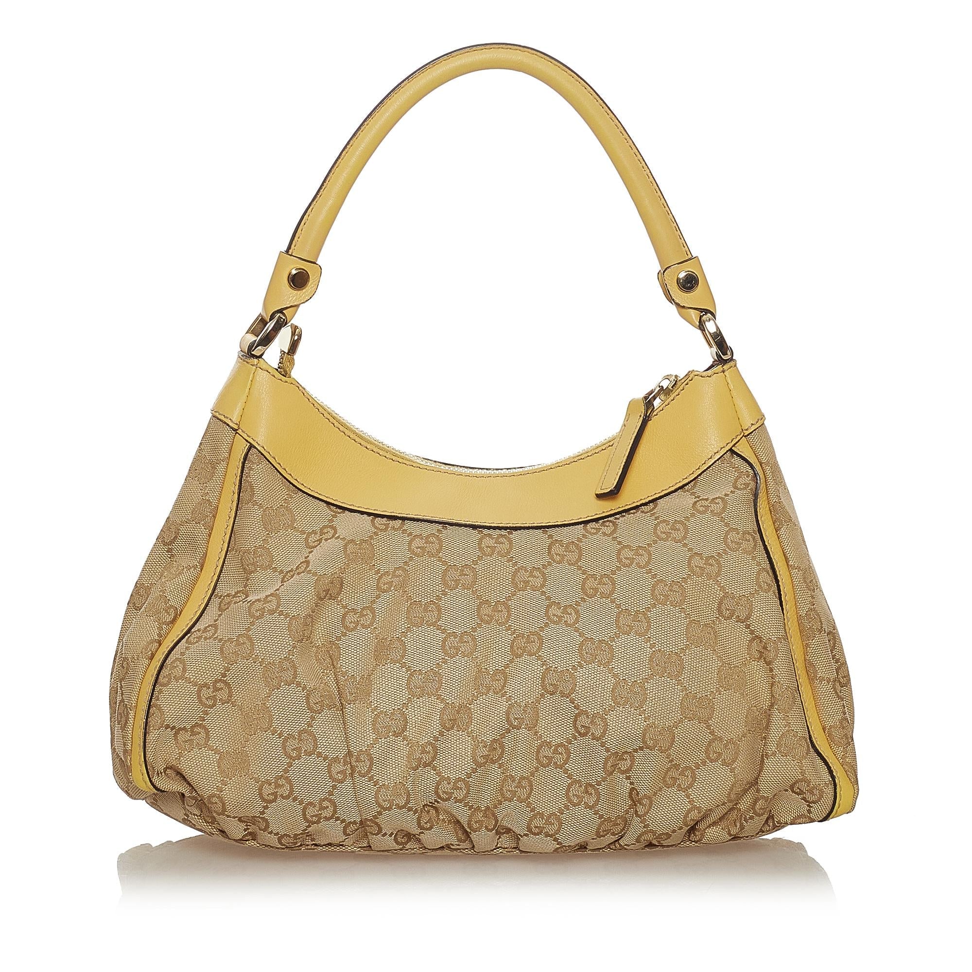 Gucci Gucci Canvas Abbey D-Ring Shoulder Bag (SHG-27458)