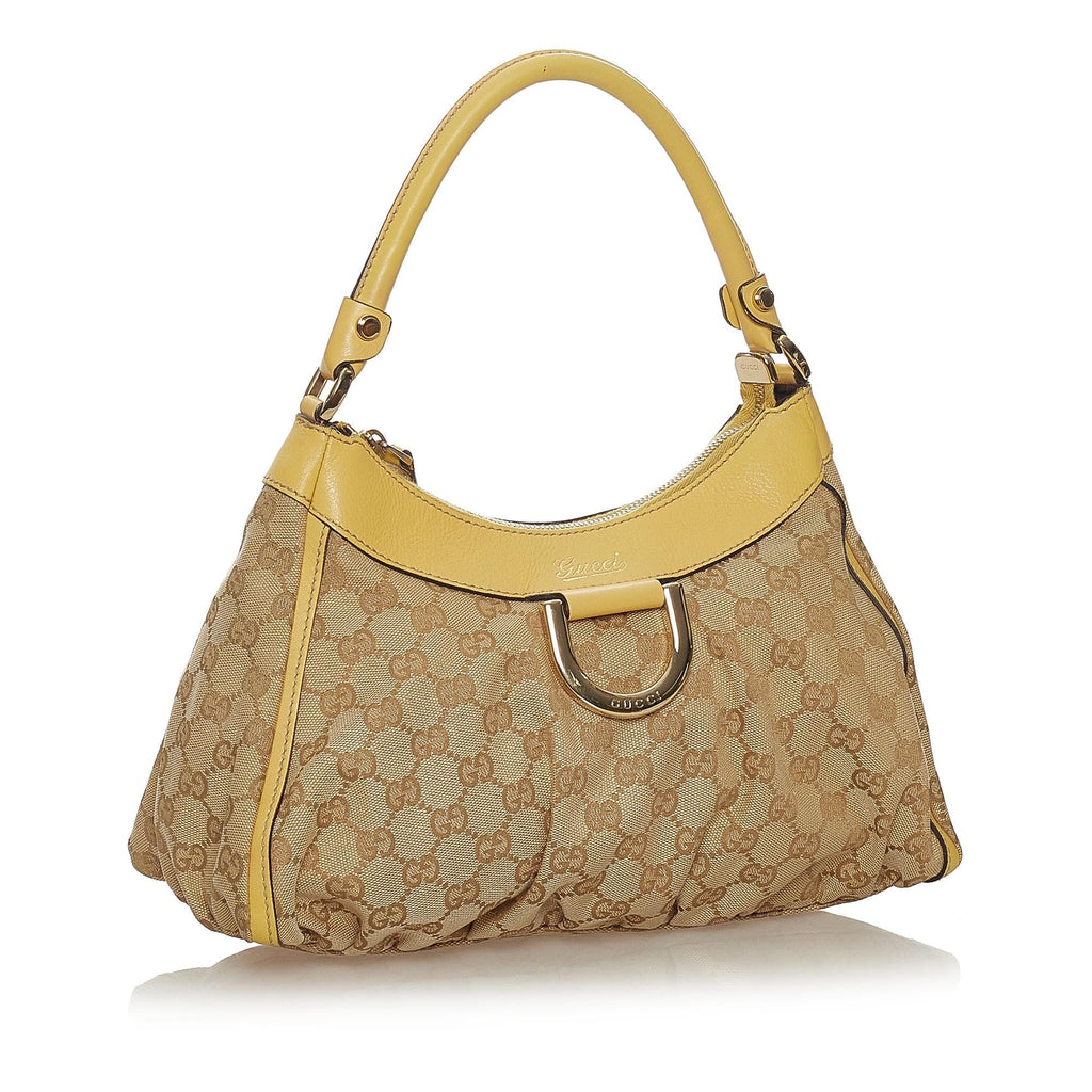 Gucci Gucci Canvas Abbey D-Ring Shoulder Bag (SHG-27458)