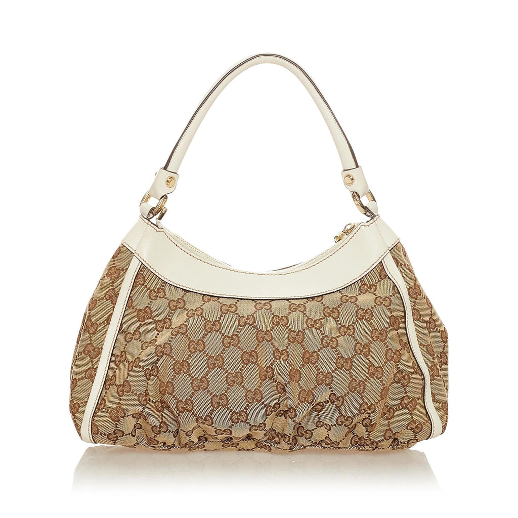 Gucci Gucci Canvas Abbey D-Ring Shoulder Bag (SHG-27519)