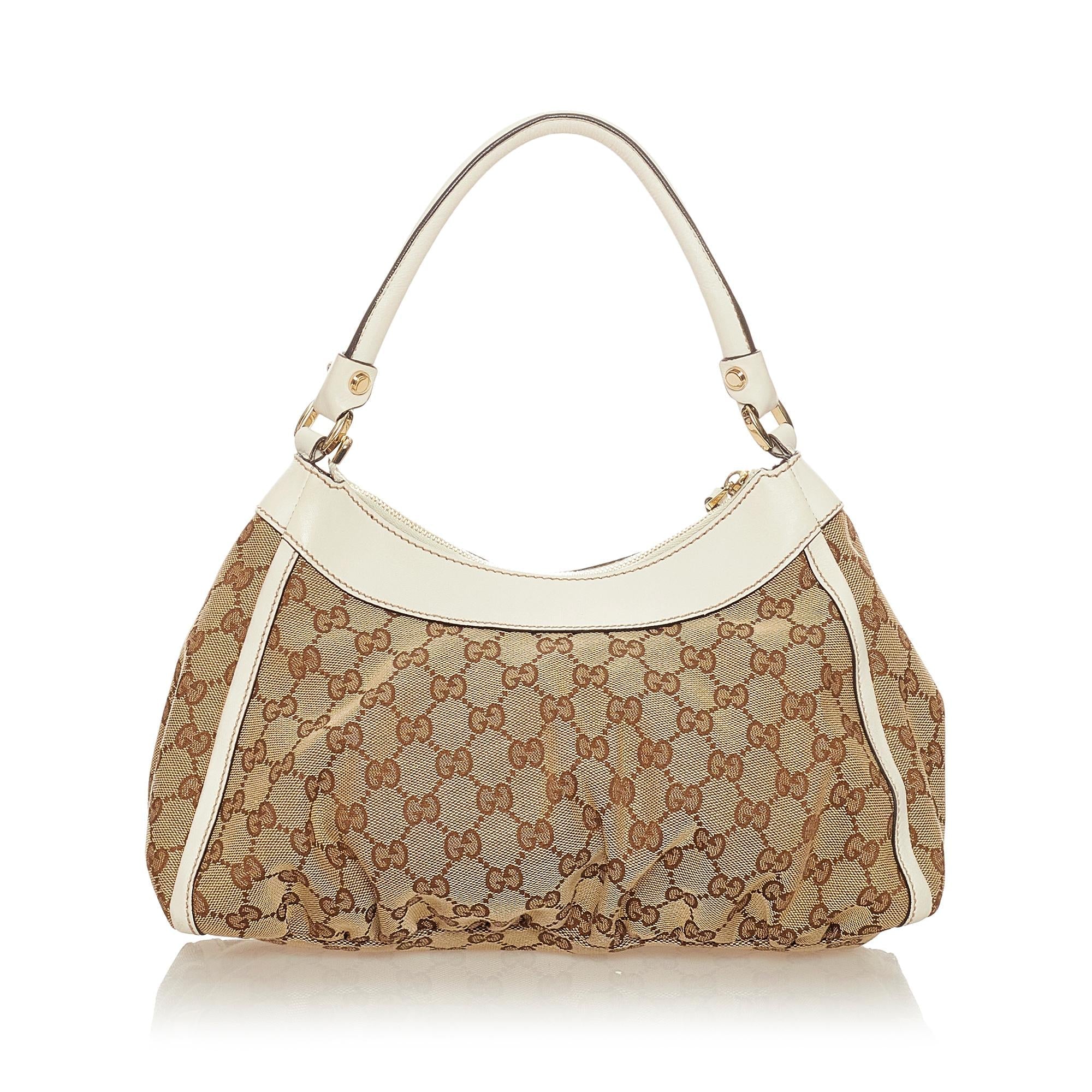 Gucci Gucci Canvas Abbey D-Ring Shoulder Bag (SHG-27519)