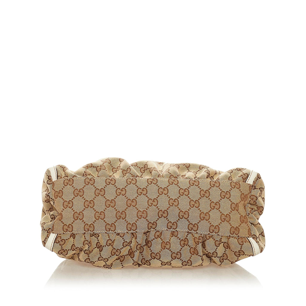 Gucci Gucci Canvas Abbey D-Ring Shoulder Bag (SHG-27519)