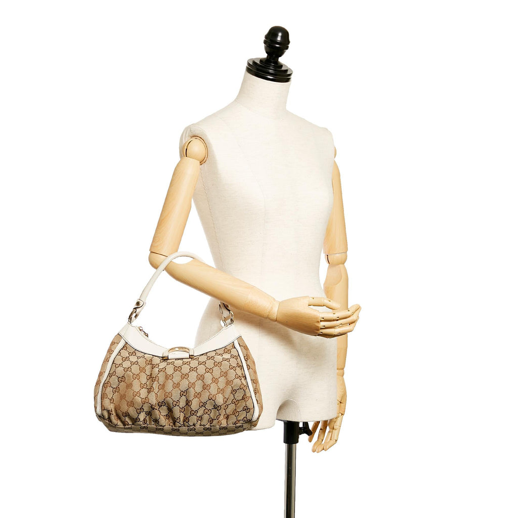 Gucci Gucci Canvas Abbey D-Ring Shoulder Bag (SHG-27519)