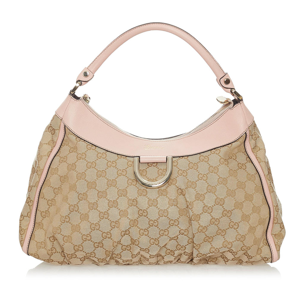 Gucci Gucci Canvas Abbey D-Ring Shoulder Bag (SHG-28069)