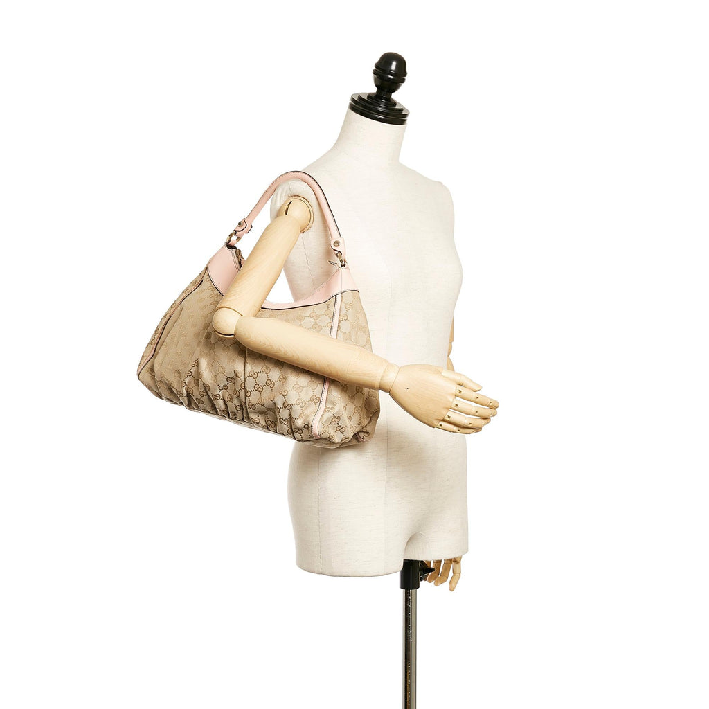 Gucci Gucci Canvas Abbey D-Ring Shoulder Bag (SHG-28069)
