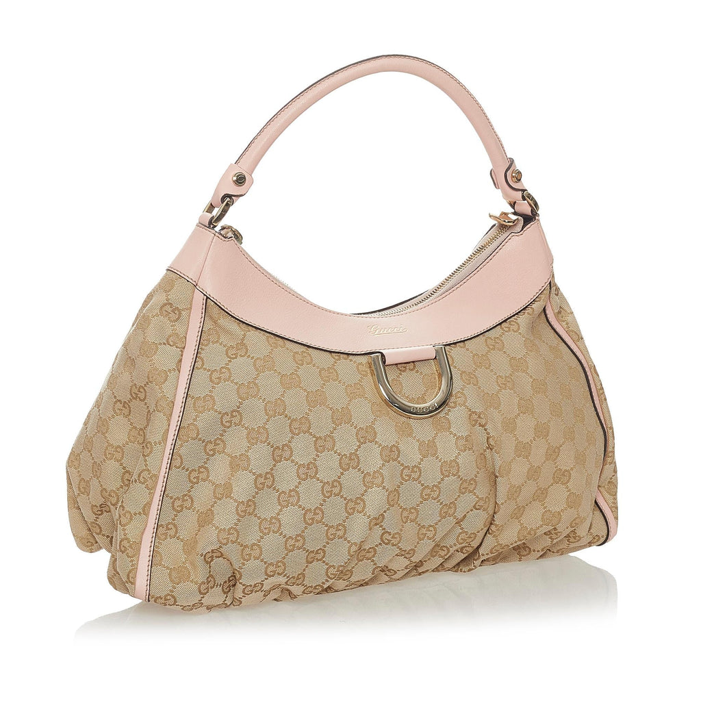 Gucci Gucci Canvas Abbey D-Ring Shoulder Bag (SHG-28069)