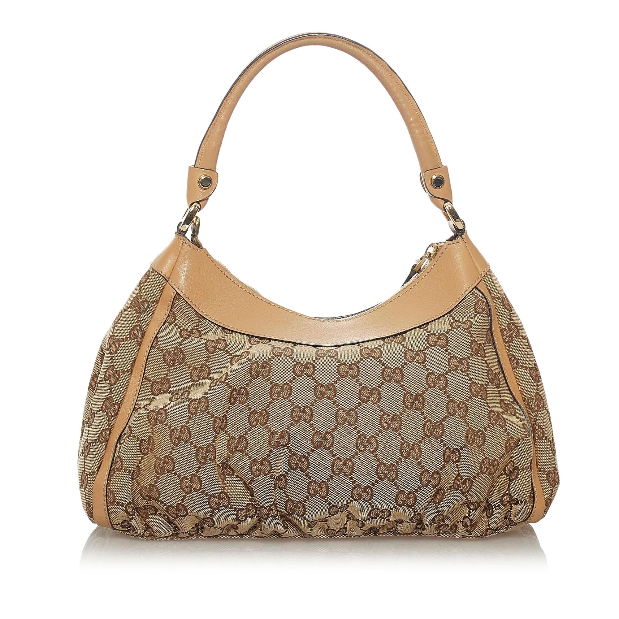 Gucci Gucci Canvas Abbey D-Ring Shoulder Bag (SHG-28828)
