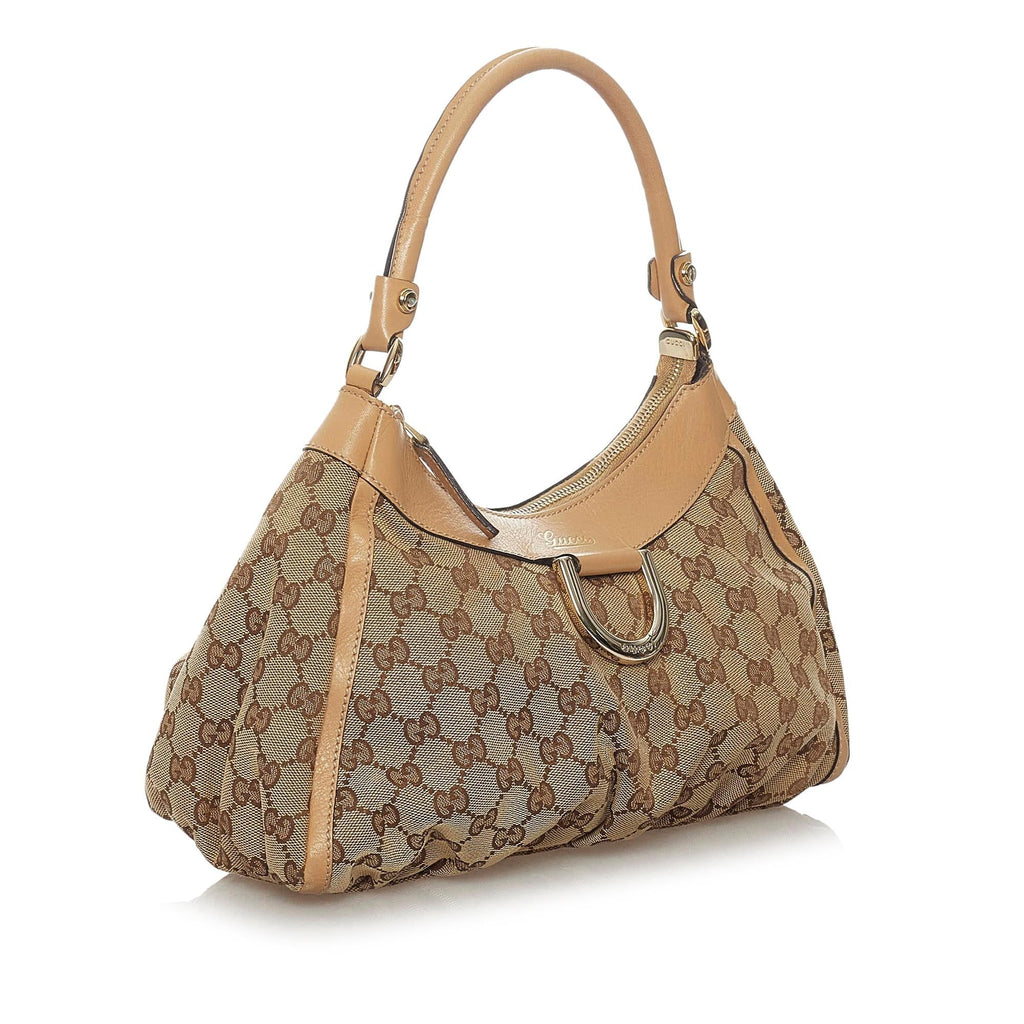 Gucci Gucci Canvas Abbey D-Ring Shoulder Bag (SHG-28828)