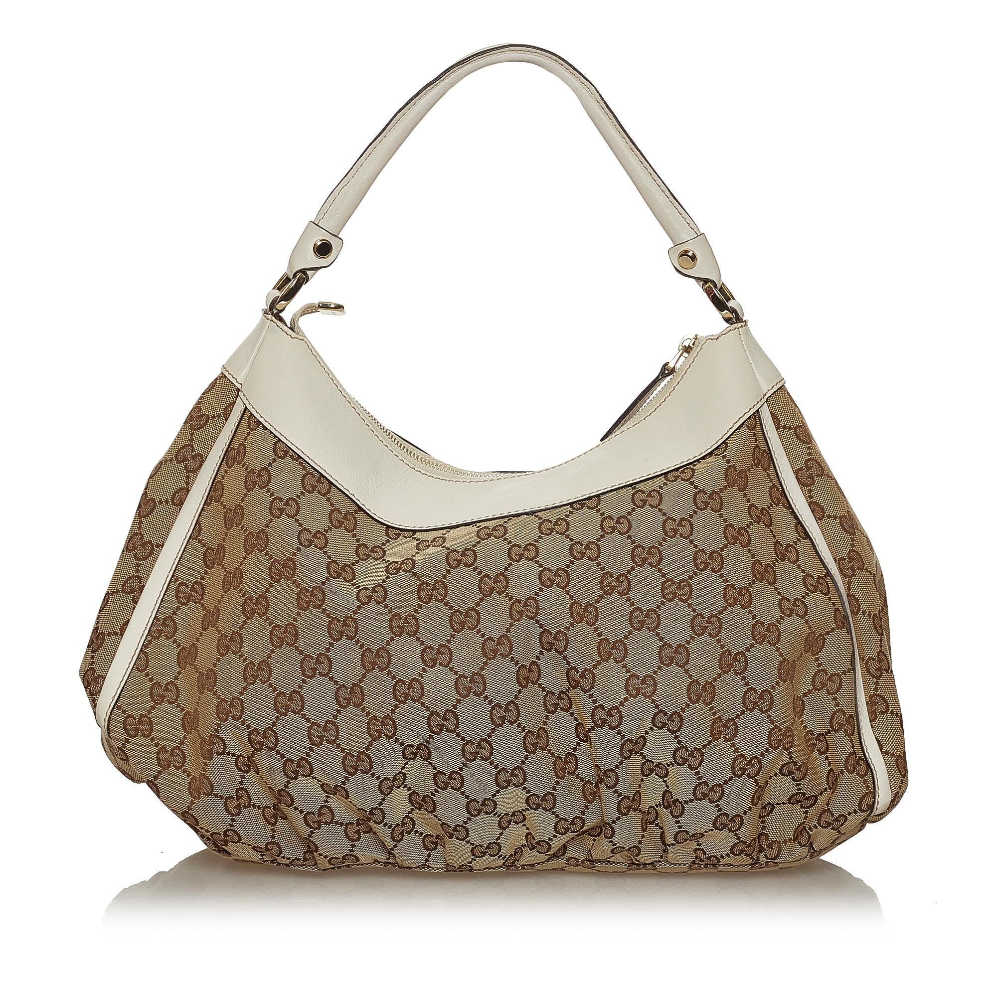 Gucci Gucci Canvas Abbey D-Ring Shoulder Bag (SHG-28858)