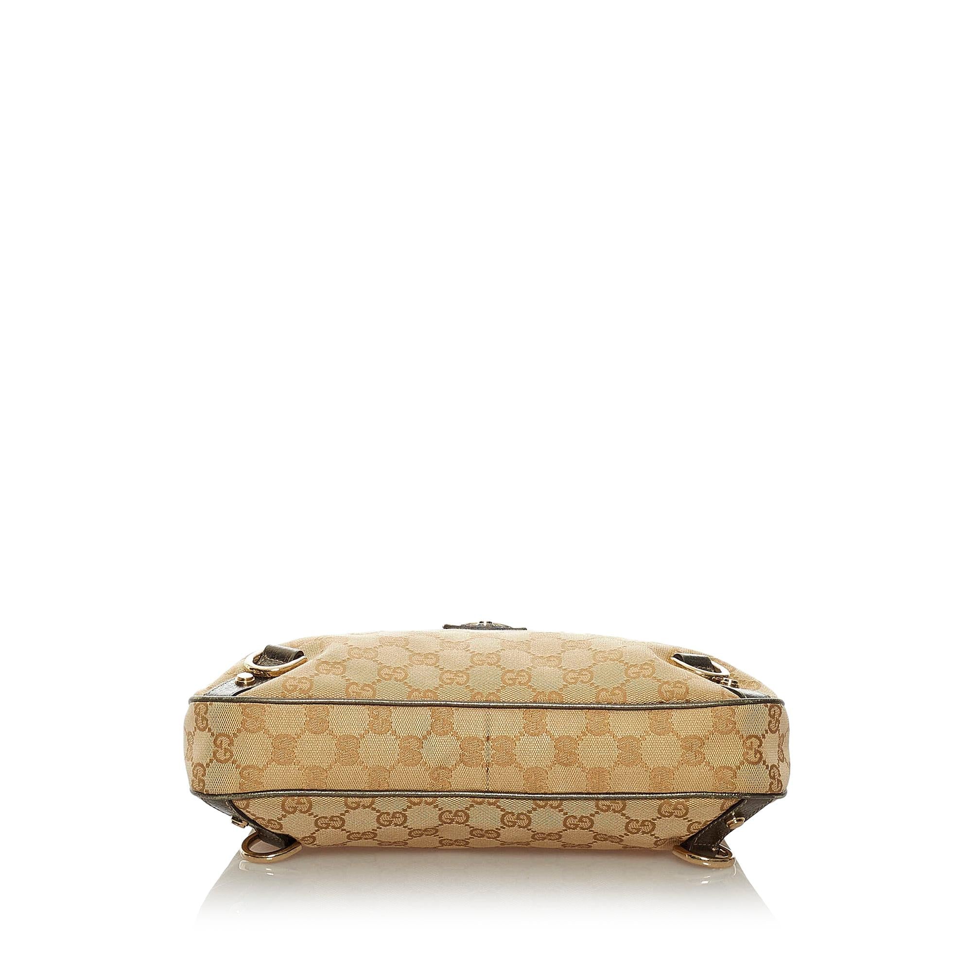 Gucci Gucci Canvas Abbey D-Ring Shoulder Bag (SHG-29053)