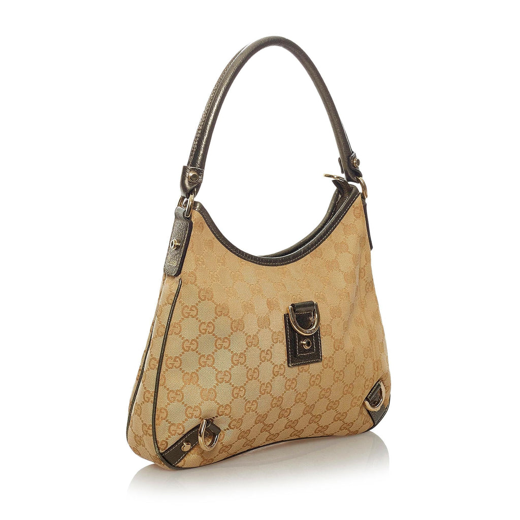 Gucci Gucci Canvas Abbey D-Ring Shoulder Bag (SHG-29053)