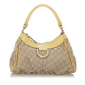 Gucci Gucci Canvas Abbey D-Ring Shoulder Bag (SHG-29541)