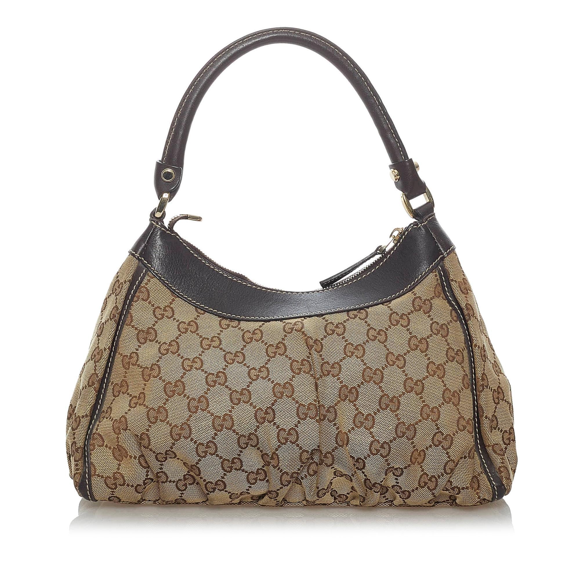 Gucci Gucci Canvas Abbey D-Ring Shoulder Bag (SHG-29860)