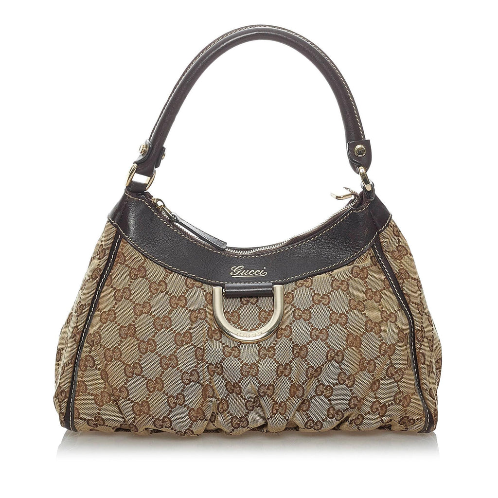 Gucci Gucci Canvas Abbey D-Ring Shoulder Bag (SHG-29860)