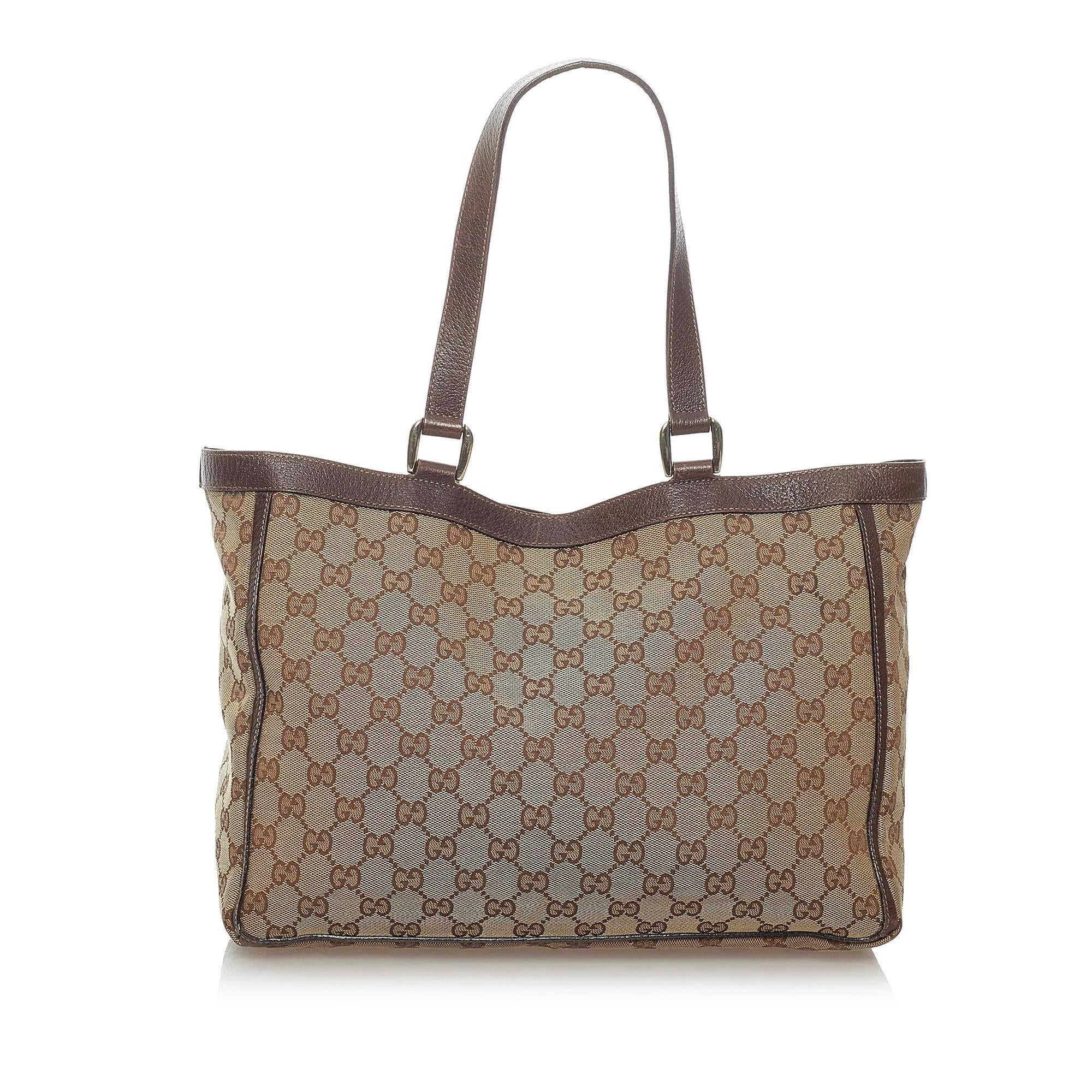 Gucci Gucci Canvas Abbey D-Ring Shoulder Bag (SHG-29968)