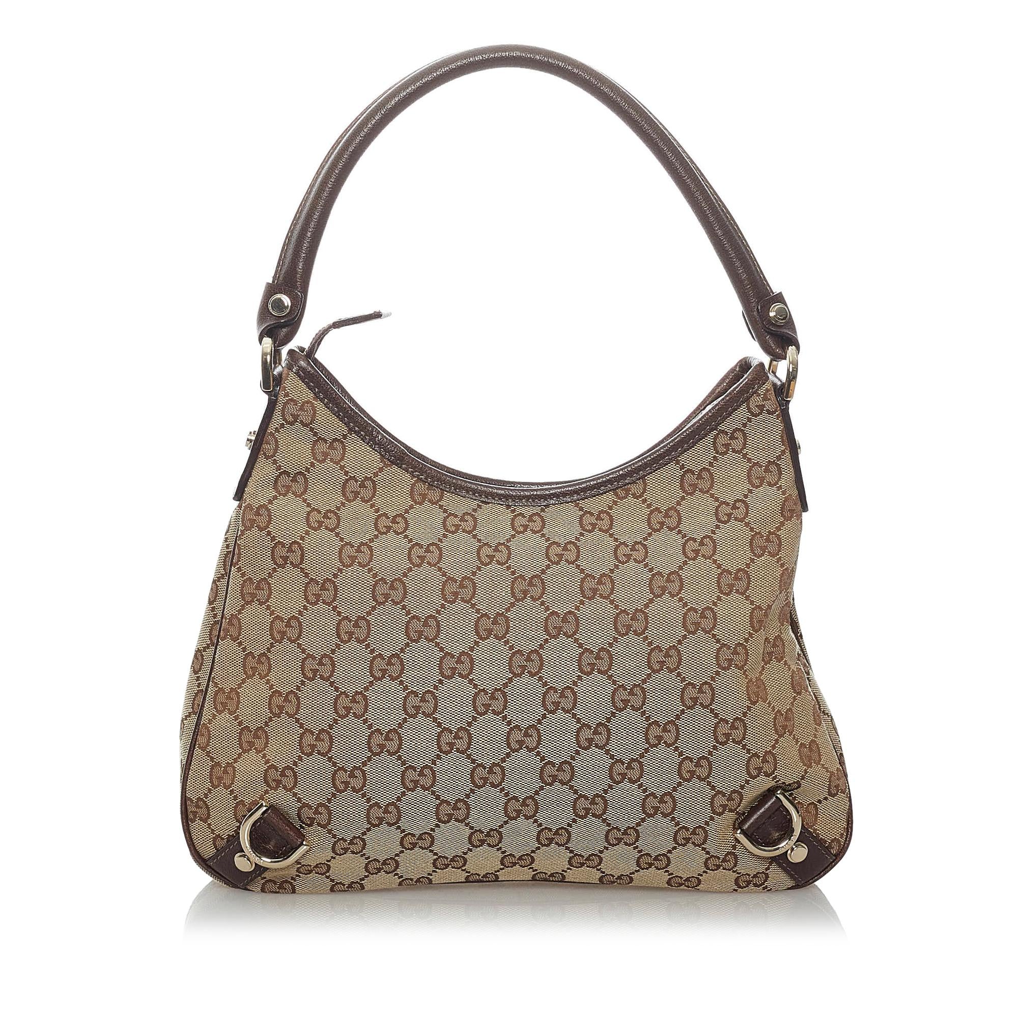 Gucci Gucci Canvas Abbey D-Ring Shoulder Bag (SHG-30006)