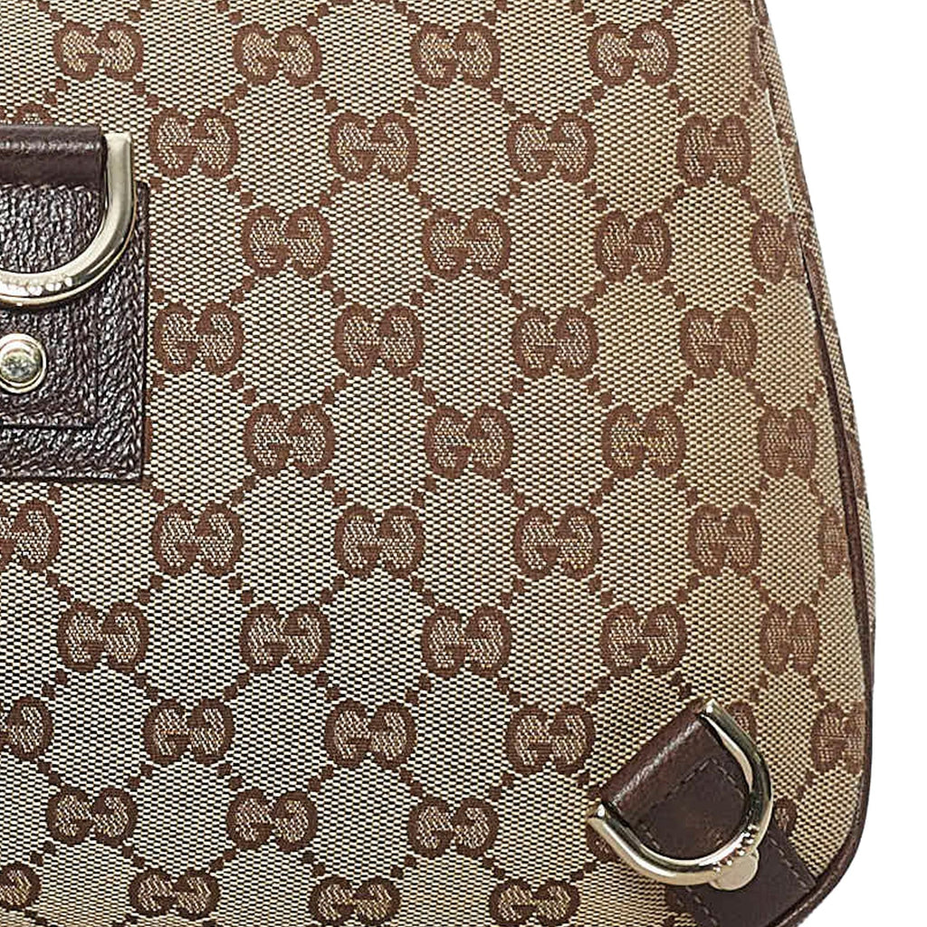 Gucci Gucci Canvas Abbey D-Ring Shoulder Bag (SHG-30006)