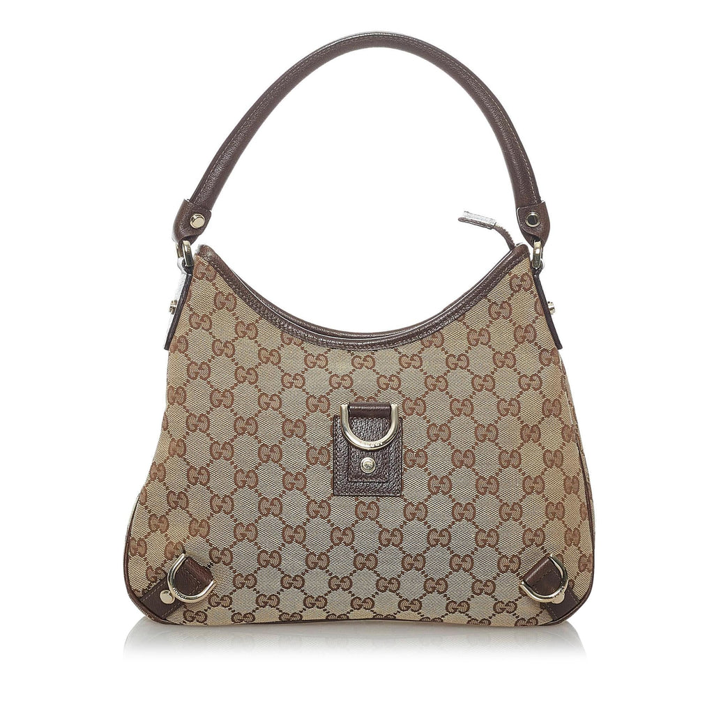 Gucci Gucci Canvas Abbey D-Ring Shoulder Bag (SHG-30006)