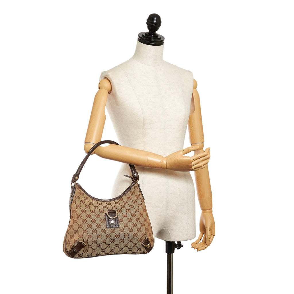 Gucci Gucci Canvas Abbey D-Ring Shoulder Bag (SHG-30006)