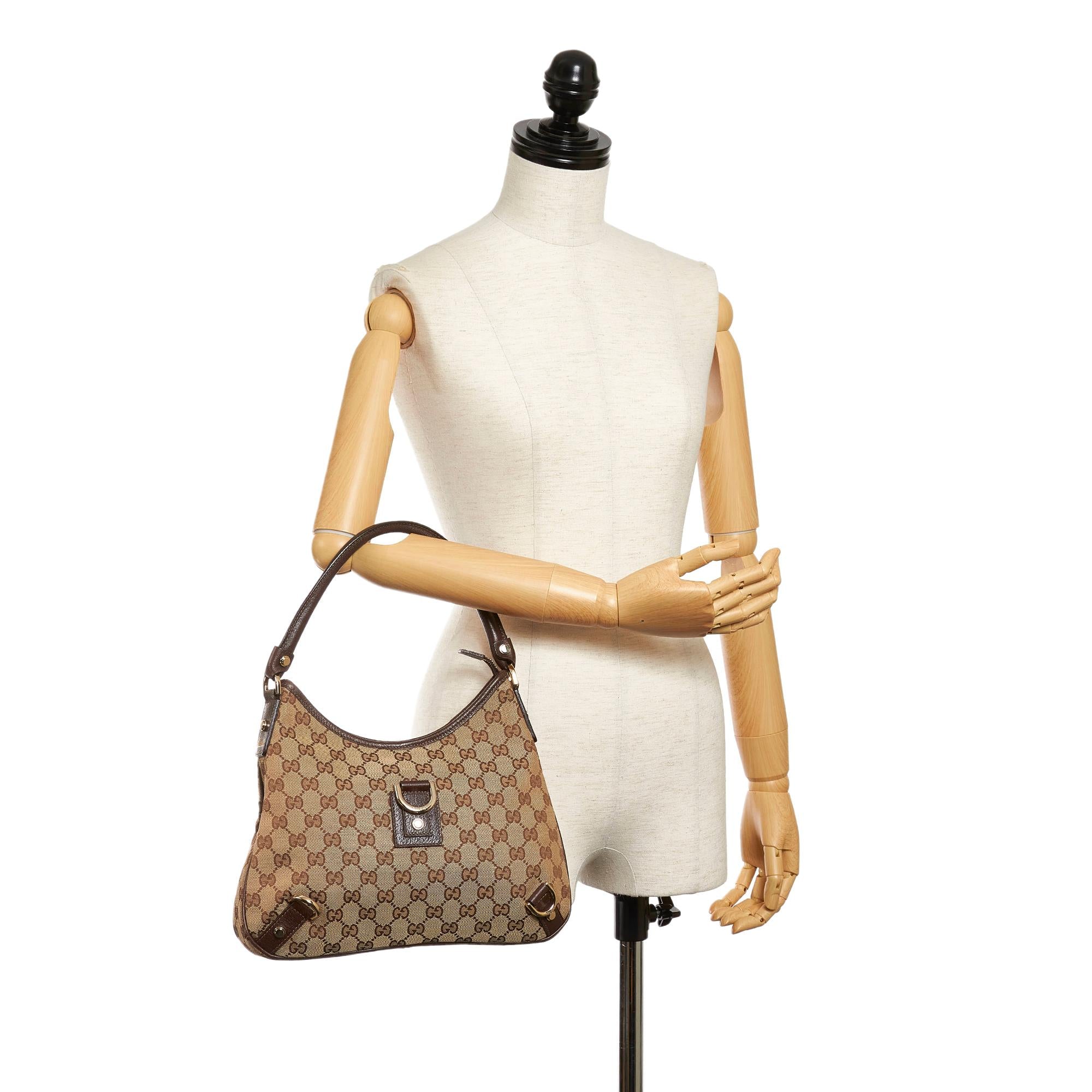 Gucci Gucci Canvas Abbey D-Ring Shoulder Bag (SHG-30006)