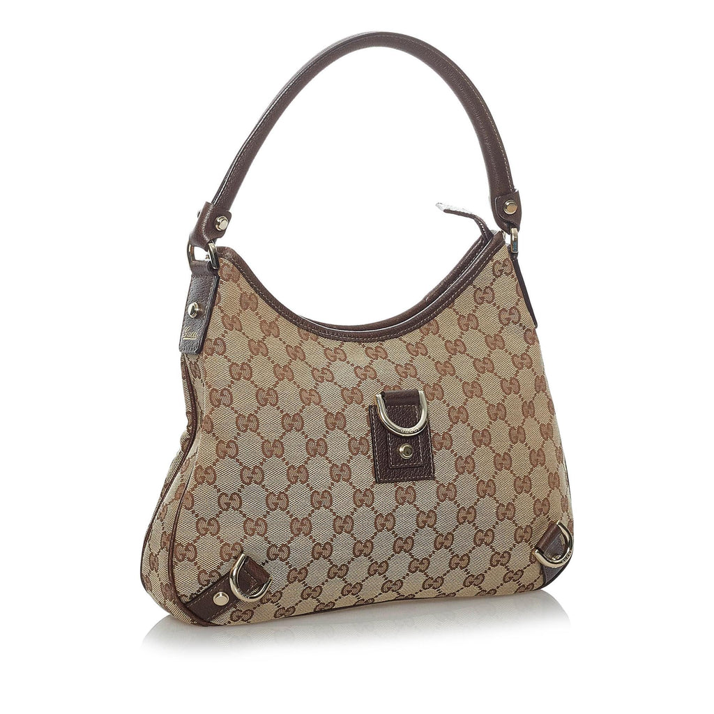 Gucci Gucci Canvas Abbey D-Ring Shoulder Bag (SHG-30006)