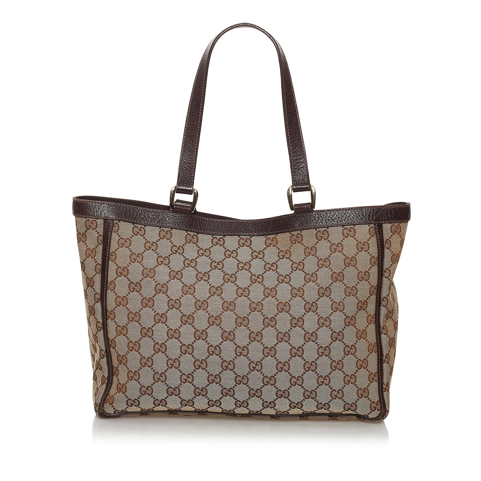 Gucci Gucci Canvas Abbey D-Ring Shoulder Bag (SHG-30118)