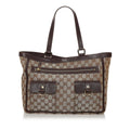 Gucci Gucci Canvas Abbey D-Ring Shoulder Bag (SHG-30118)