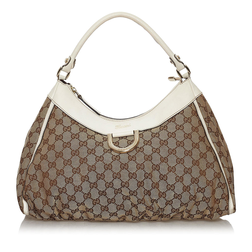 Gucci Gucci Canvas Abbey D-Ring Shoulder Bag (SHG-30184)