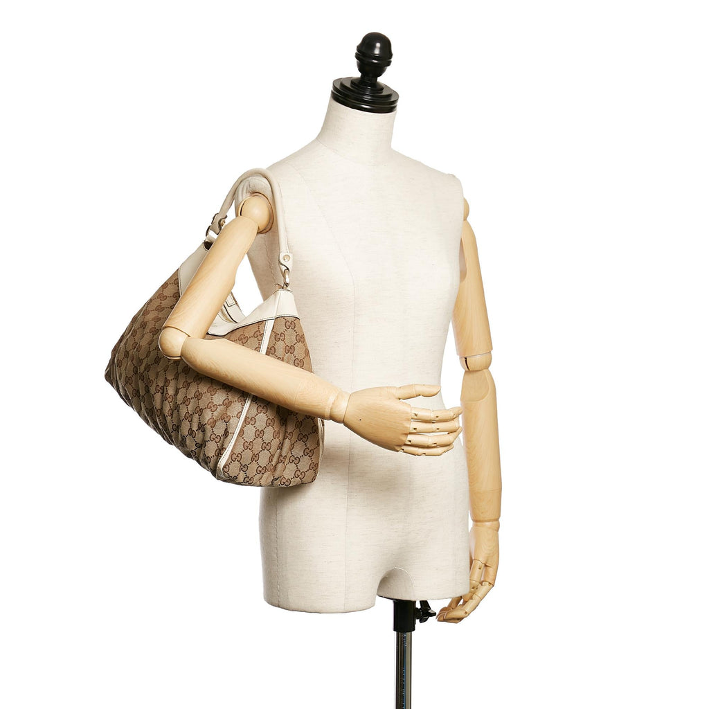 Gucci Gucci Canvas Abbey D-Ring Shoulder Bag (SHG-30184)