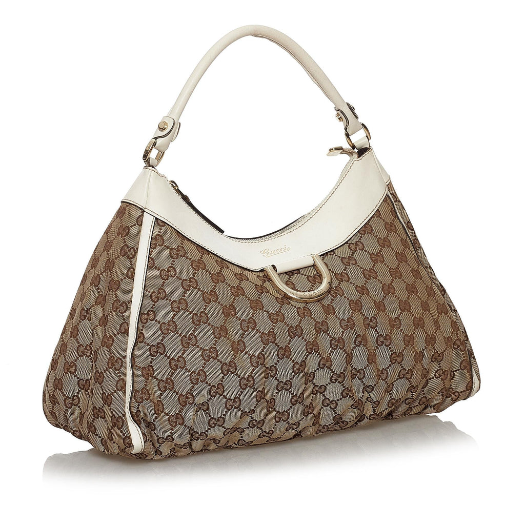 Gucci Gucci Canvas Abbey D-Ring Shoulder Bag (SHG-30184)