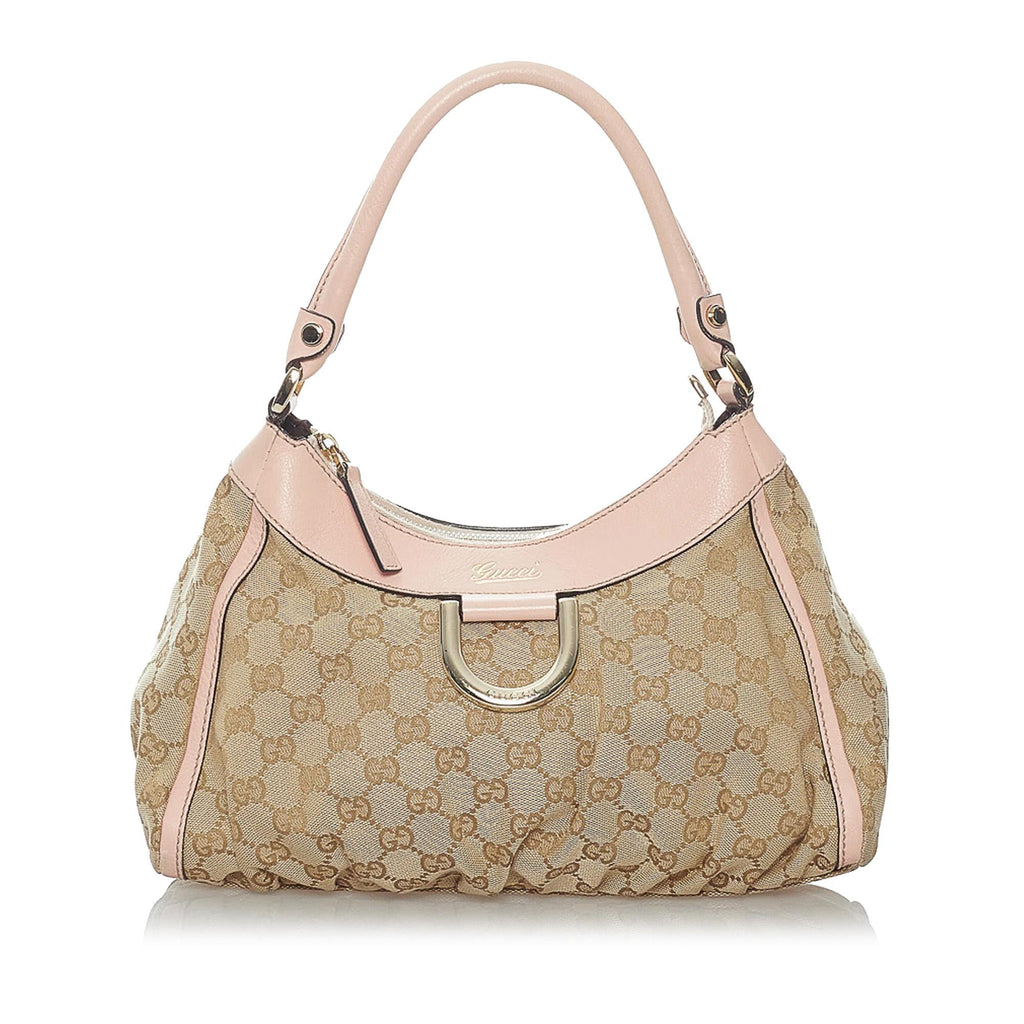 Gucci Gucci Canvas Abbey D-Ring Shoulder Bag (SHG-30194)